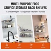 image:imageVEVOR Stainless Steel Wall Shelf 86 x 162 Pack with Backsplash Holds 44 lbs Ideal for Kitchen Bar Restaurant Home Hotel86 x 302PCS