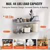 image:imageVEVOR Stainless Steel Wall Shelf 86 x 162 Pack with Backsplash Holds 44 lbs Ideal for Kitchen Bar Restaurant Home Hotel86 x 302PCS