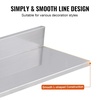 image:imageVEVOR Stainless Steel Wall Shelf 86 x 162 Pack with Backsplash Holds 44 lbs Ideal for Kitchen Bar Restaurant Home Hotel86 x 302PCS