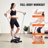 image:imageVEVOR Stair Stepper Mini Stepper for Exercise at Home Hydraulic Fitness Stepper with Resistance Bands Full Body Workout Cardio Equipment Stair ClimberTwisting Stepper