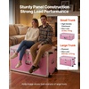 image:imageVEVOR Storage Trunk Set of 2 Wooden Suitcase Storage Boxes with Padlocks Large Trunk Includes Casters amp 3 Metal Handles Decorative Store Chest with Lids for Travel Apartment Dorm PinkPink