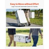 image:imageVEVOR Storage Trunk Set of 2 Wooden Suitcase Storage Boxes with Padlocks Large Trunk Includes Casters amp 3 Metal Handles Decorative Store Chest with Lids for Travel Apartment Dorm PinkWhite