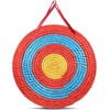 image:imageVEVOR Straw Archery Targets 20 Round Archery Target for Backyard Traditional Solid Straw RedStraw Target 3 Layers