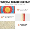 image:imageVEVOR Straw Archery Targets 20 Round Archery Target for Backyard Traditional Solid Straw RedStraw Target 3 Layers