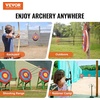 image:imageVEVOR Straw Archery Targets 20 Round Archery Target for Backyard Traditional Solid Straw RedStraw Target 3 Layers