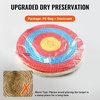 image:imageVEVOR Straw Archery Targets 20 Round Archery Target for Backyard Traditional Solid Straw RedStraw Target 3 Layers