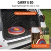 image:imageVEVOR Straw Archery Targets 20 Round Archery Target for Backyard Traditional Solid Straw RedStraw Target 3 Layers