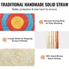 image:imageVEVOR Straw Archery Targets 20 Round Archery Target for Backyard Traditional Solid Straw RedStraw Target 5 Layers