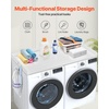 image:imageVEVOR Washer Dryer Countertop 54 x 27 Wooden Washer and Dryer Countertop WaterResistant Laundry Machine Topper Cover with AntiSlip Pads for Laundry Room Organization and Storage WhiteWhite