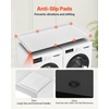 image:imageVEVOR Washer Dryer Countertop 54 x 27 Wooden Washer and Dryer Countertop WaterResistant Laundry Machine Topper Cover with AntiSlip Pads for Laundry Room Organization and Storage WhiteWhite