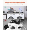 image:imageVEVOR Washer Dryer Countertop 54 x 27 Wooden Washer and Dryer Countertop WaterResistant Laundry Machine Topper Cover with AntiSlip Pads for Laundry Room Organization and Storage WhiteBlack