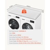 image:imageVEVOR Washer Dryer Countertop 54 x 27 Wooden Washer and Dryer Countertop WaterResistant Laundry Machine Topper Cover with AntiSlip Pads for Laundry Room Organization and Storage WhiteWhite