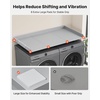image:imageVEVOR Washer Dryer Countertop with 3 Splicing Panels 54 x 27 Wooden Washer and Dryer Countertop with 2 Hooks WaterResistant Laundry Topper for Laundry Room Organization and Storage GrayGray