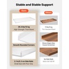 image:imageVEVOR Washer Dryer Countertop with 3 Splicing Panels 54 x 27 Wooden Washer and Dryer Countertop with 2 Hooks WaterResistant Laundry Topper for Laundry Room Organization and Storage GrayWhite
