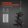 image:imageVEVOR Weight Plate Rack Vertical Weight Plate Tree for 2Inch Weight Plates Standard Weight Plate Tree with Wheels 1000 lbs Load Capacity Weight Storage Holder Home Gym Barbell Rack Storage StandBlackRed