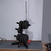 image:imageVEVOR Weight Plate Rack Vertical Weight Plate Tree for 2Inch Weight Plates Standard Weight Plate Tree with Wheels 1000 lbs Load Capacity Weight Storage Holder Home Gym Barbell Rack Storage StandBlackRed