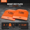 image:imageVEVOR Weight Vest Plates 5758751451975 LB Pairs Premium Steel Weighted plates Additional Weight for Weight Vests for Strength Training Running Fitness Heavy Workouts875LB2 Curved Plates