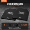 image:imageVEVOR Weight Vest Plates 5758751451975 LB Pairs Premium Steel Weighted plates Additional Weight for Weight Vests for Strength Training Running Fitness Heavy Workouts145LB2 Plates