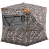 image:imageVEVORHunting Blind 270 See Through Ground Blind 45 Person Pop Up Deer Blind for Hunting with Carrying Bag Portable Resilient Hunting Tent OneWay SeeThrough Mesh for Turkey and Deer HuntingCamouflage color