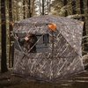 image:imageVEVORHunting Blind 270 See Through Ground Blind 45 Person Pop Up Deer Blind for Hunting with Carrying Bag Portable Resilient Hunting Tent OneWay SeeThrough Mesh for Turkey and Deer HuntingCamouflage color
