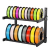 image:imageVEVOR 3D Printer Filament Storage Rack 5 Tier Heavy Duty Storage Shelves for 3D Printing Filaments Filament Spool Holders Racks for 3D Printing Studio Home Studio Office Workshop Shelf Only2Tier