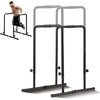 image:imageVEVOR Dip Bars 440 lbs Capacity Heave Duty Dip Stand Station with Adjustable Height Fitness Workout Dip Bar Station Stabilizer Parallette Push Up Stand Parallel Bars for Strength Training Home Gym