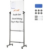 image:imageVEVOR Dry Erase Calendar for Wall 36 x 24 Inches Whiteboard Calendar Monthly Planner Magnetic Dry Erase Board 1 Magnetic Erase amp 2 Dry Erase Marker amp Movable Tray for Restaurant Office Home Schoolwhite rolling whiteboard
