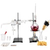 image:imageVEVOR Essential Oil Distillation Equipment 2L Capacity Made with 33 Borosilicate LabQuality Glass Includes a 1000W Heater and 2440 Joint Connections Comprehensive 28Piece Kit500ml  28 pcs Set with 1000W Heating Plate