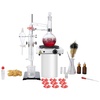 image:imageVEVOR Essential Oil Distillation Equipment 2L Capacity Made with 33 Borosilicate LabQuality Glass Includes a 1000W Heater and 2440 Joint Connections Comprehensive 28Piece Kit500ml  33 pcs Set with 1000W Heating Plate