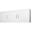 image:imageVEVOR Laundry Room Wall Cabinet 2Tier Wall Mounted Hanging Cabinet with Adjustable Shelf Cupboard Storage with 2 Doors for Kitchen Bathroom Laundry 118 x 236 x 236 in D x W x H White3 Doors