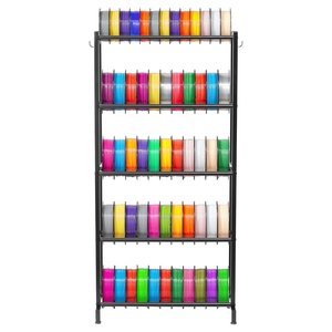 image:imageVEVOR 3D Printer Filament Storage Rack 5 Tier Heavy Duty Storage Shelves for 3D Printing Filaments Filament Spool Holders Racks for 3D Printing Studio Home Studio Office Workshop Shelf Only5Tier