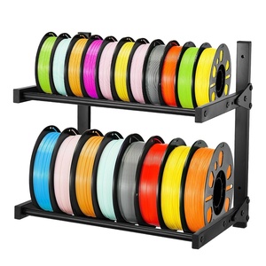 image:imageVEVOR 3D Printer Filament Storage Rack 5 Tier Heavy Duty Storage Shelves for 3D Printing Filaments Filament Spool Holders Racks for 3D Printing Studio Home Studio Office Workshop Shelf Only2Tier