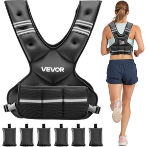 image:imageVEVOR Adjustable Weighted Vest 1120lb2032lbs35lbs40lbs Weight Vest with 6 Ironsand Weights and Reflective Stripe Workout Equipment for Strength Training Running Jogging1120 lbs