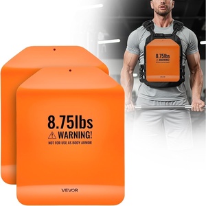 image:imageVEVOR Curved Weight Vest Plates 575875145 LB Pairs Premium Steel Tactical Weighted Plates for Vest Ergonomic Design for Strength Endurance Training Running Jogging Fitness Heavy Workouts875LB2 Curved Plates