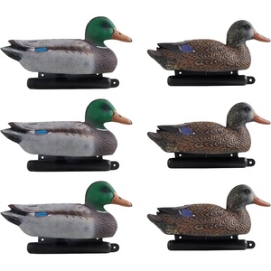 image:imageVEVOR Hunting Decoys Outdoors Decoy for Hunting Durable Material with Ultra Realistic Paint for Pool Pond Lake Garden Yard Decoration FoldableEasy to Carry and UseDuck 6pcs