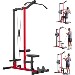 image:imageVEVOR LAT Pull Down Machine Row Cable MachineBlack Red