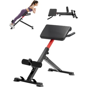 image:imageVEVOR Roman Chair Hyperextension Bench 250 lbs Adjustable amp Foldable Extension Machine MultiFunction Exercise Equipment for Glute Hamstring Back and Ab Workout Fitness Weight Bench for Home Gym