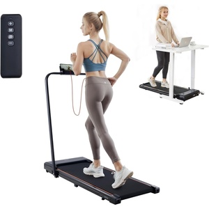 image:imageVEVOR Walking Pad with Handle Bar Under Desk Treadmill for Home Office 25HP Walking Jogging Running Machine Speed 6276MPH Folding Treadmill with Remote Control and LED DisplayOrange