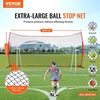 image:imageVEVOR Barricade Backstop NetMultiSport Barrier Netting with Carry Bagred