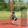 image:imageVEVOR Barricade Backstop NetMultiSport Barrier Netting with Carry Bagred