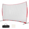 image:imageVEVOR Barricade Backstop NetMultiSport Barrier Netting with Carry Bagred