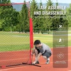 image:imageVEVOR Barricade Backstop NetMultiSport Barrier Netting with Carry Bagred