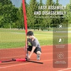 image:imageVEVOR Barricade Backstop NetMultiSport Barrier Netting with Carry Bagred