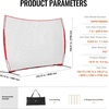 image:imageVEVOR Barricade Backstop NetMultiSport Barrier Netting with Carry Bagred