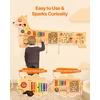 image:imageVEVOR Caterpillar Activity Wall Busy Board Wall 12 Wall Activities Board Montessori Sensory Wall Panel for Kids 312 Years Sensory Wall Activity Board Ideal for Toddler Playroom Nursery ClassroomDog