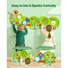 image:imageVEVOR Caterpillar Activity Wall Busy Board Wall 12 Wall Activities Board Montessori Sensory Wall Panel for Kids 312 Years Sensory Wall Activity Board Ideal for Toddler Playroom Nursery ClassroomCaterpillar