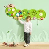 image:imageVEVOR Caterpillar Activity Wall Busy Board Wall 12 Wall Activities Board Montessori Sensory Wall Panel for Kids 312 Years Sensory Wall Activity Board Ideal for Toddler Playroom Nursery ClassroomCaterpillar