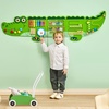 image:imageVEVOR Caterpillar Activity Wall Busy Board Wall 12 Wall Activities Board Montessori Sensory Wall Panel for Kids 312 Years Sensory Wall Activity Board Ideal for Toddler Playroom Nursery ClassroomCrocodile