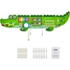 image:imageVEVOR Caterpillar Activity Wall Busy Board Wall 12 Wall Activities Board Montessori Sensory Wall Panel for Kids 312 Years Sensory Wall Activity Board Ideal for Toddler Playroom Nursery ClassroomCrocodile