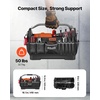 image:imageVEVOR Tool Bag 13 Inch 45Pocket Open Top Tool Tote Electrical Maintenance Toolbox Organizer Storage with Handle Adjustable Shoulder Strap Portable Toolbag for Professionals DIY amp Jobsite Use16 PC Base